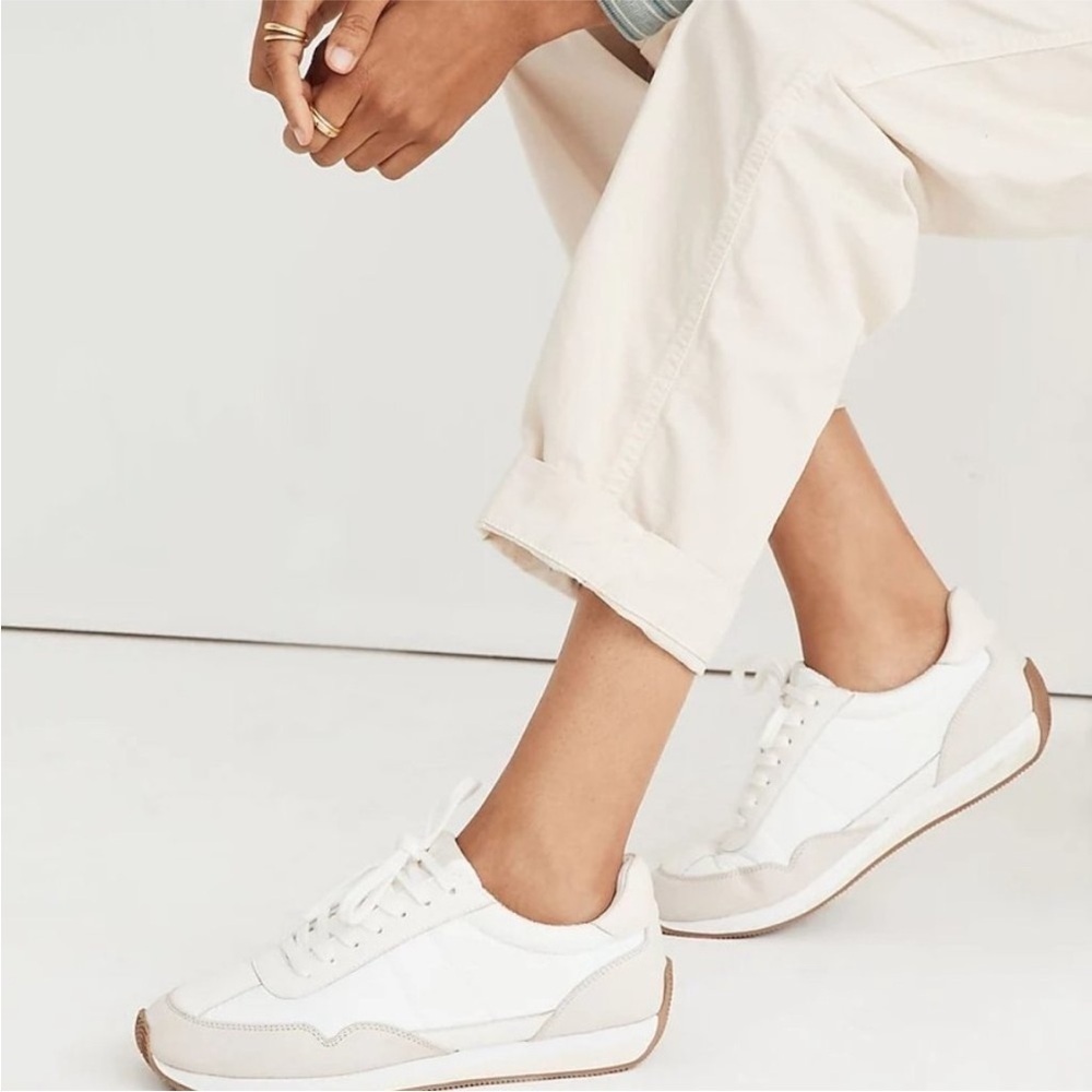 Madewell League Sneakers in Washed Nubuck NH196